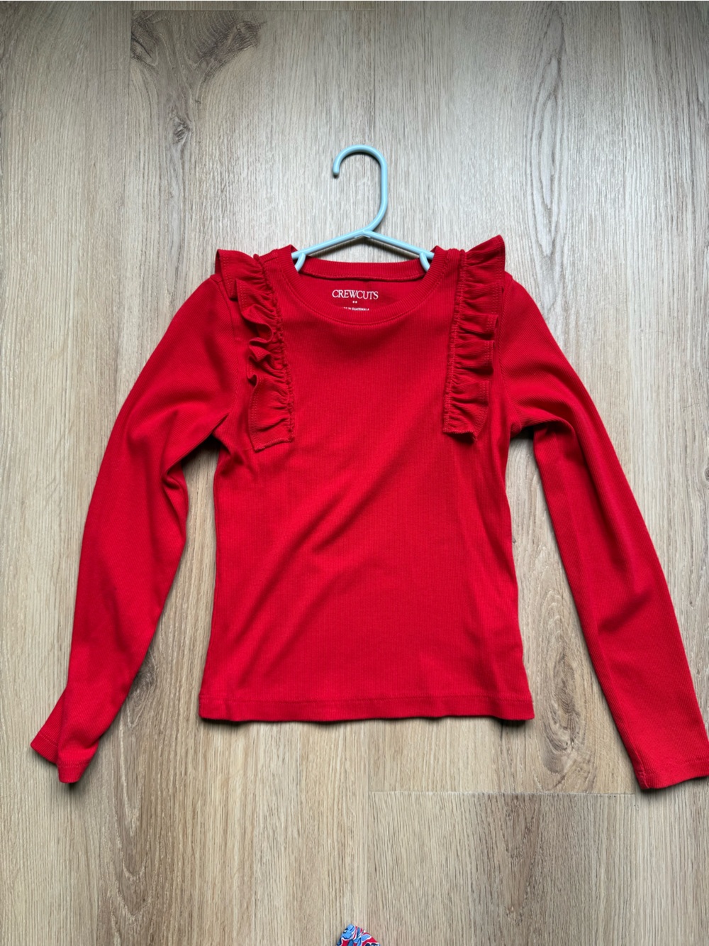 Crewcuts Bright Red long sleeve top